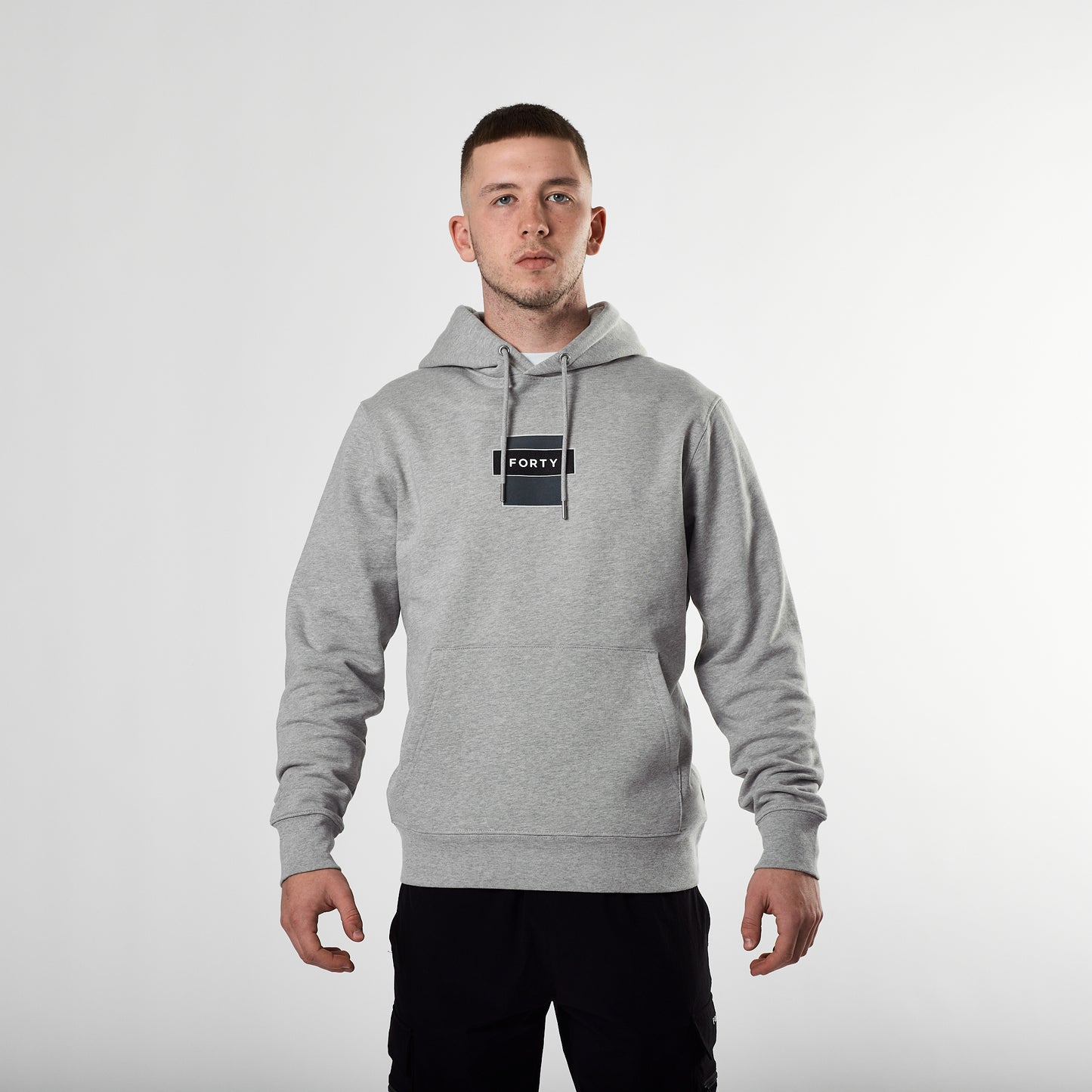 Essential Telford Printed Hoodie (Grey)