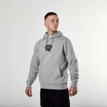 Essential Telford Printed Hoodie (Grey)