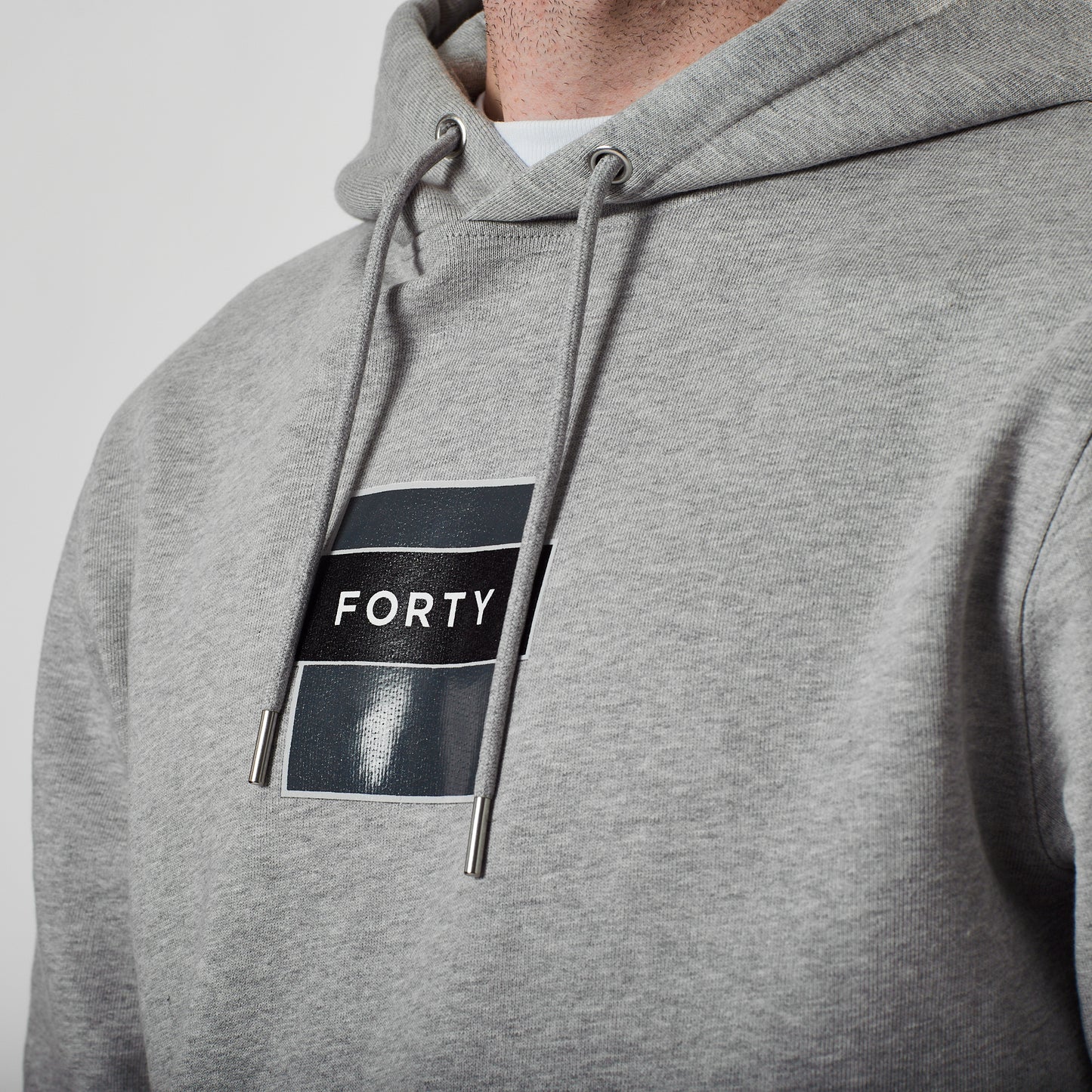 Essential Telford Printed Hoodie (Grey)