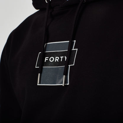 Essential Telford Printed Hoodie (Black)
