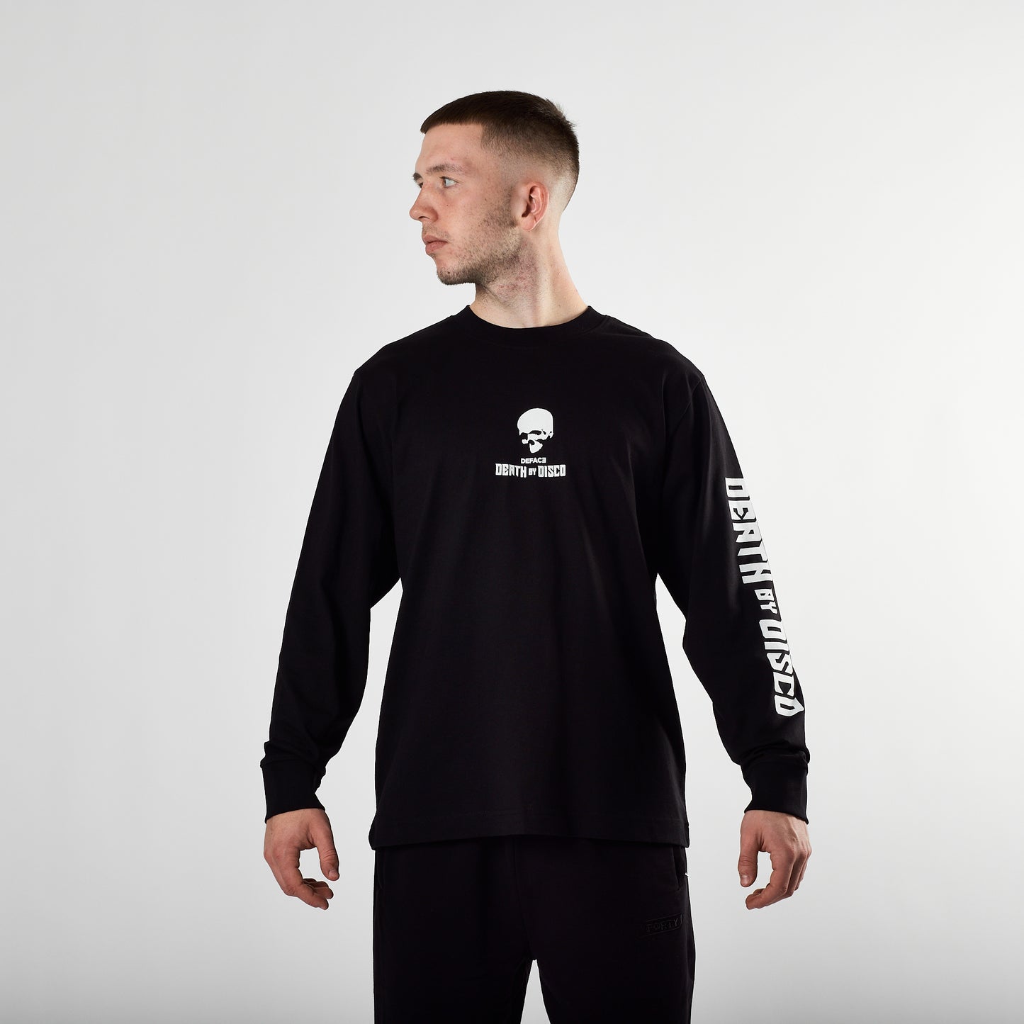 Deface Narcissus L/S Tee (Black)