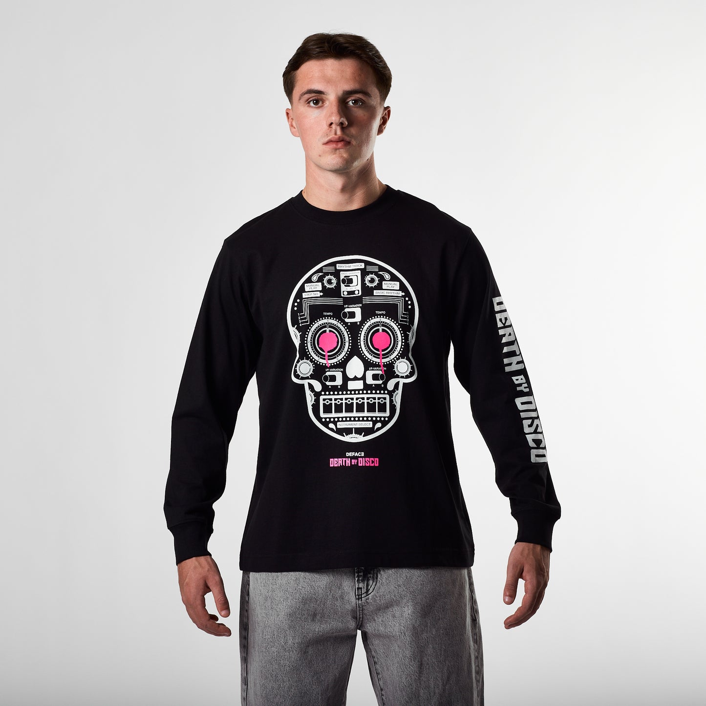 Deface Tadao L/S Tee (Black)