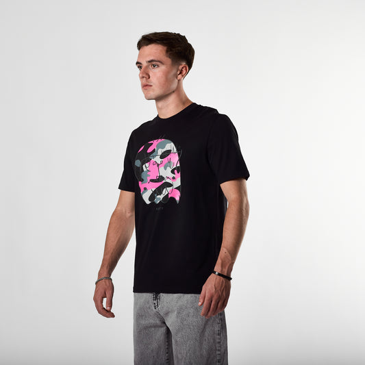 Essential Benjamin Classic Reflective Tee (Black/Pink)