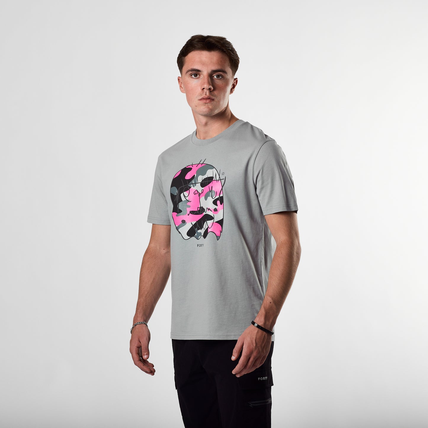 Essential Benjamin Classic Reflective Tee (Storm/Pink)