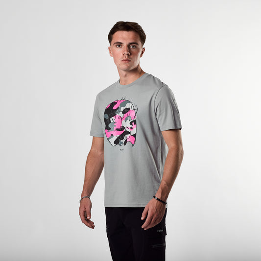 Essential Benjamin Classic Reflective Tee (Storm/Pink)
