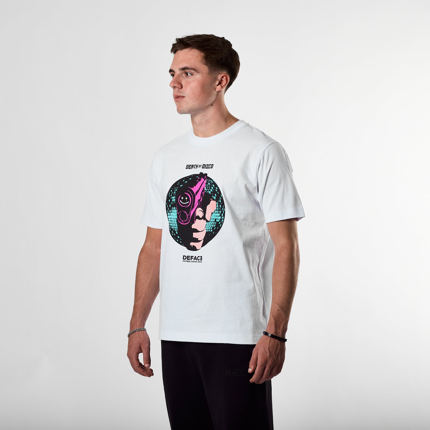 Deface Sentinal Tee (White)