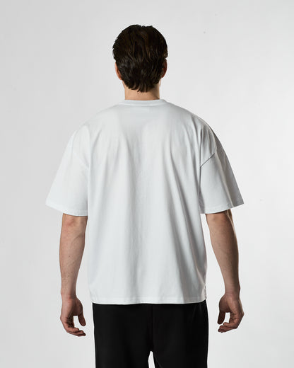 Lifestyle Murgatroyd Felt Appliqué Tee (White/Black)