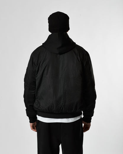 Murgatroyd Felt Appliqué Bomber (Black)