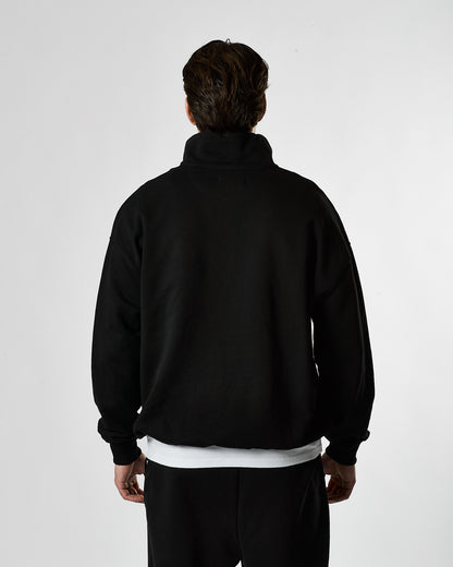Lifestyle Murgatroyd 1/4 Zip Sweat (Black)