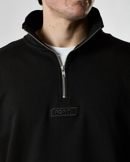Lifestyle Murgatroyd 1/4 Zip Sweat (Black)
