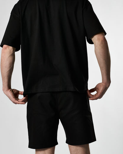 Lifestyle Murgatroyd Felt Appliqué Tee (Black)