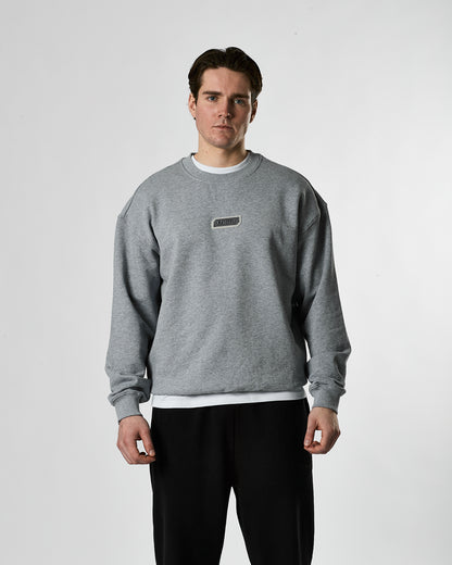 Lifestyle Murgatroyd Felt Appliqué Sweat (Grey)