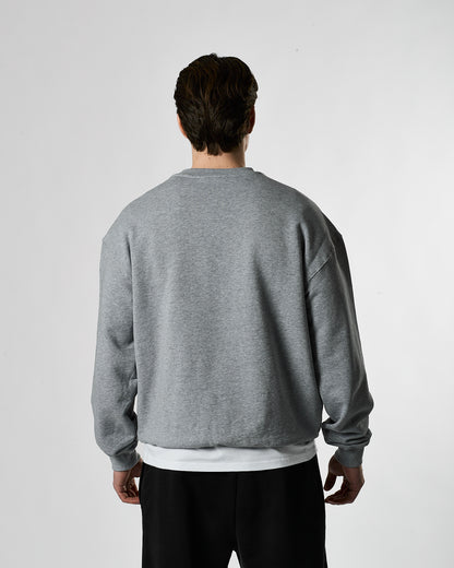 Lifestyle Murgatroyd Felt Appliqué Sweat (Grey)