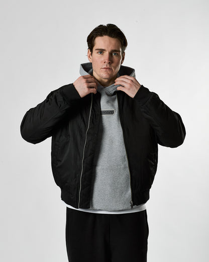 Murgatroyd Felt Appliqué Bomber (Black)