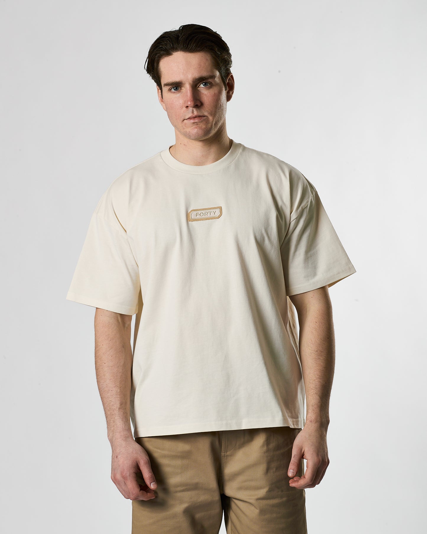Lifestyle Murgatroyd Felt Appliqué Tee (Butter)