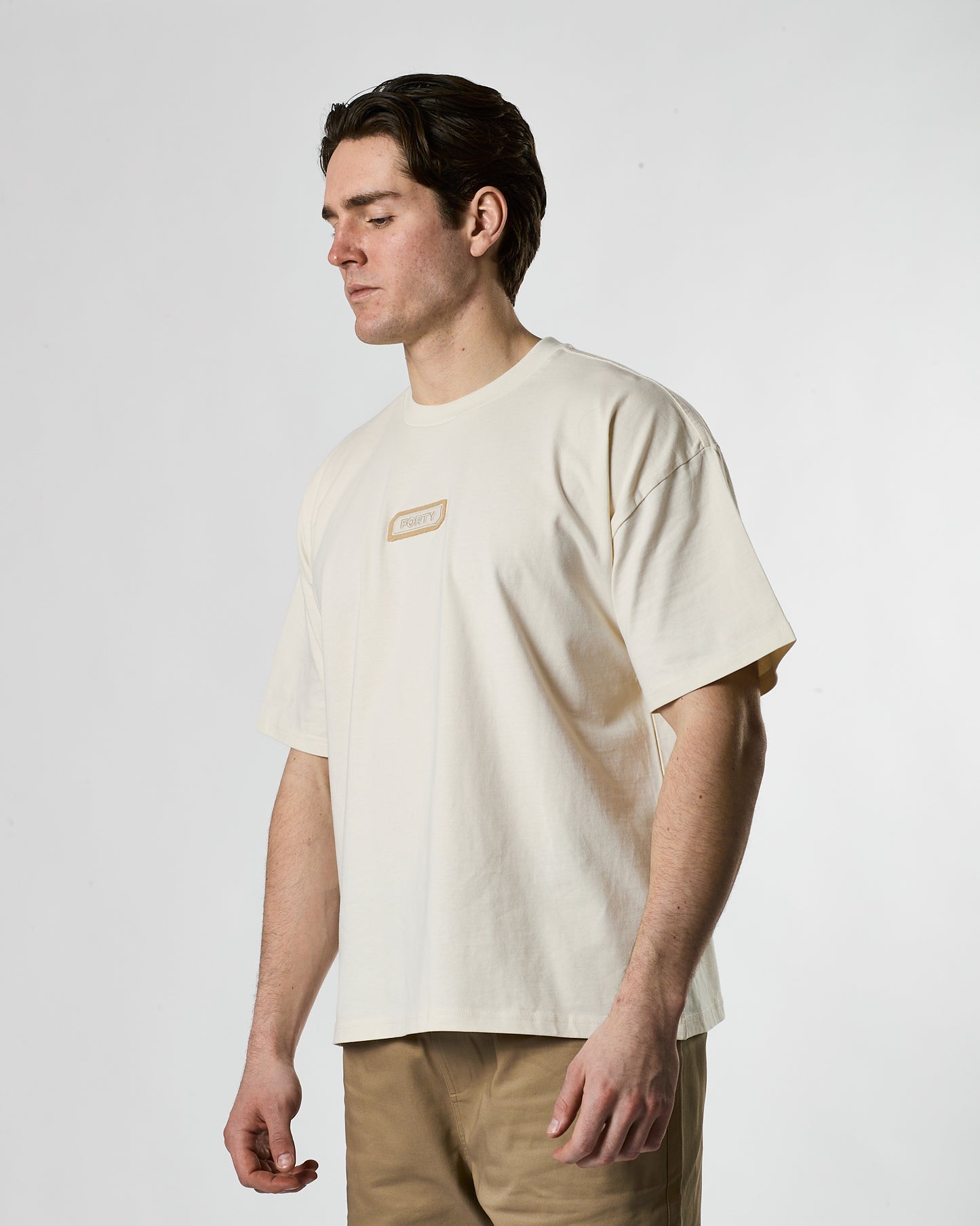 Lifestyle Murgatroyd Felt Appliqué Tee (Butter)