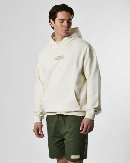 Lifestyle Murgatroyd Felt Appliqué Hoodie (Butter)