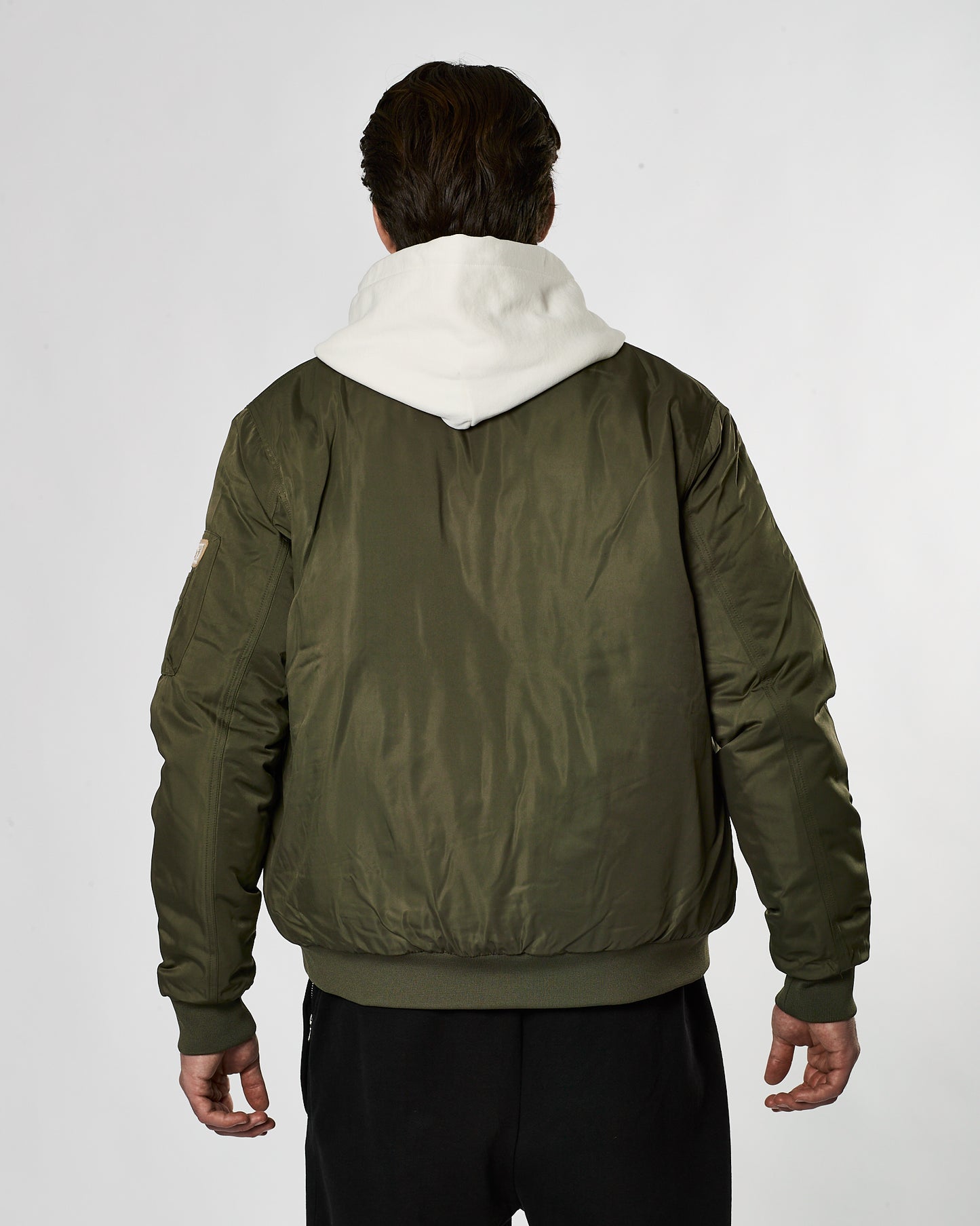 Murgatroyd Felt Appliqué Bomber (Khaki)