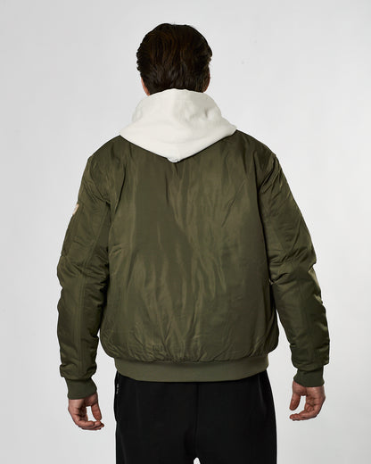 Murgatroyd Felt Appliqué Bomber (Khaki)