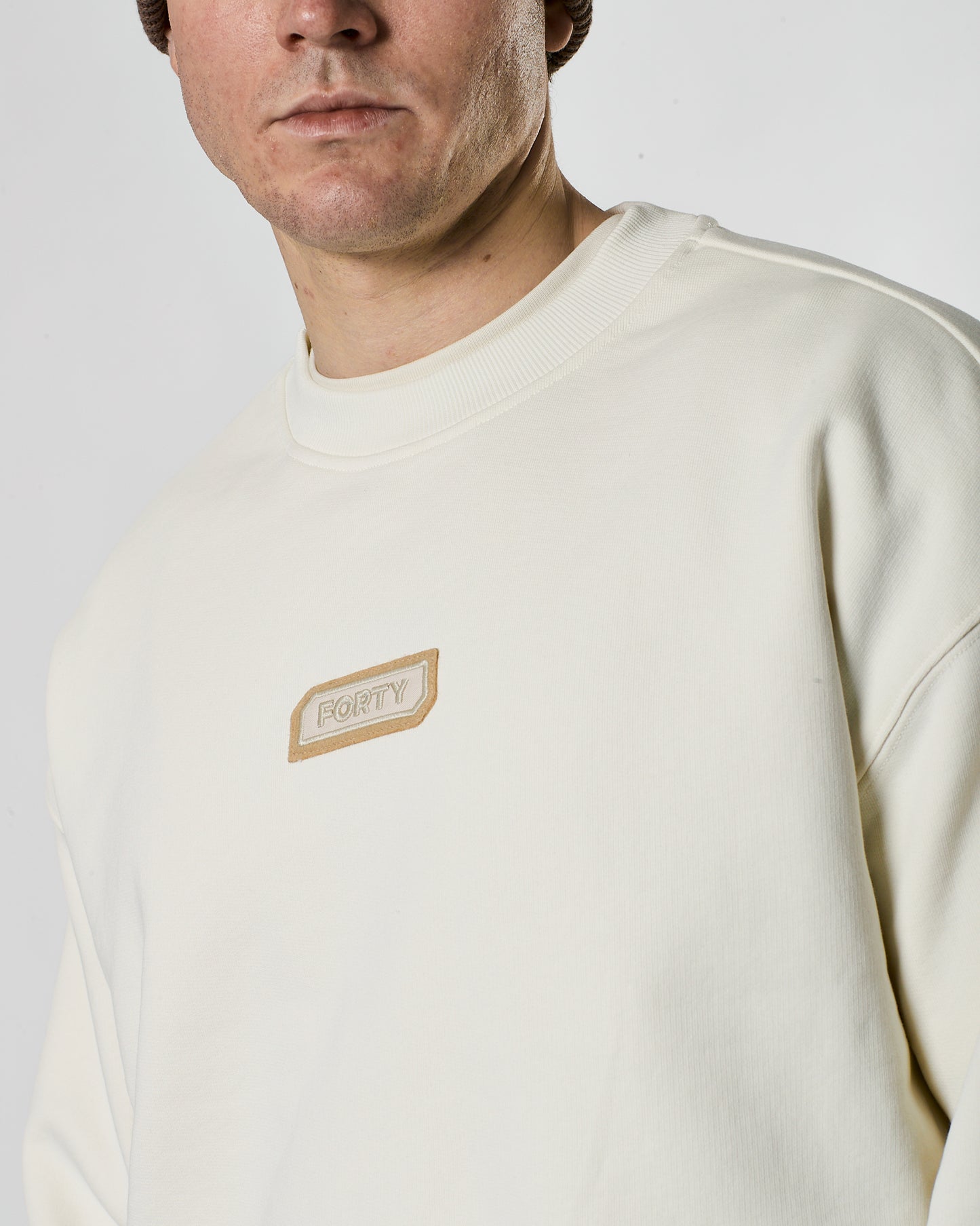 Lifestyle Murgatroyd Felt Appliqué Sweat (Butter)