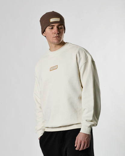 Lifestyle Murgatroyd Felt Appliqué Sweat (Butter)