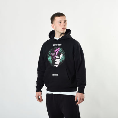 Deface Sentinal Hoodie (Black/Mint)