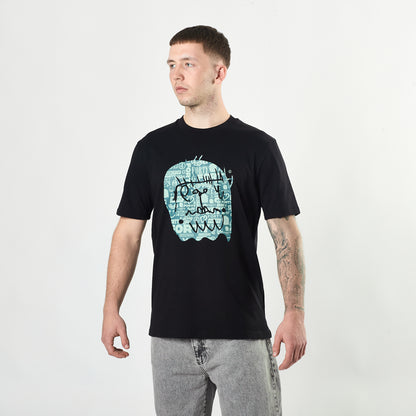 Essential Graffiti Monster Tee (Black/Grey)