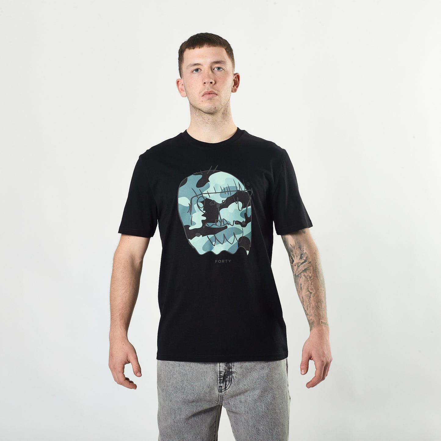 Essential Benjamin Classic Reflective Tee (Black/Grey)