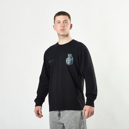 Lifestyle Axon L/S Tee (Black/Grey)