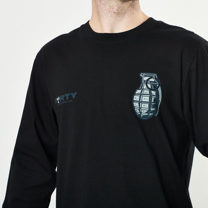 Lifestyle Axon L/S Tee (Black/Grey)