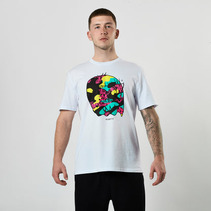 Essential Neon Camo Monster Tee (White)