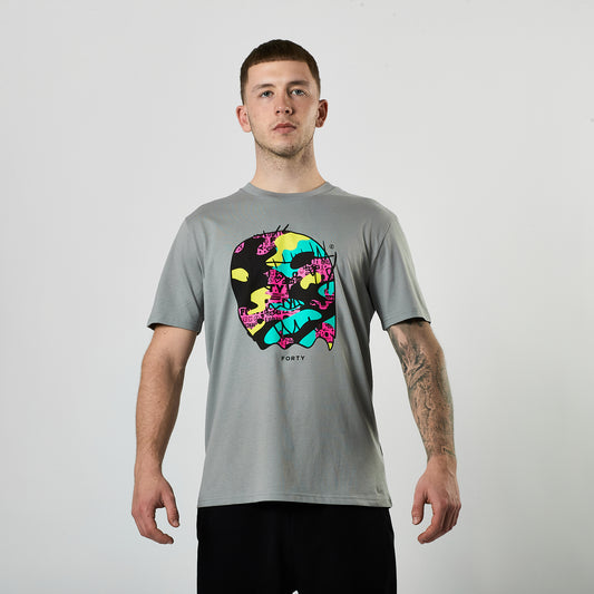 Essential Neon Camo Monster Tee (Storm)