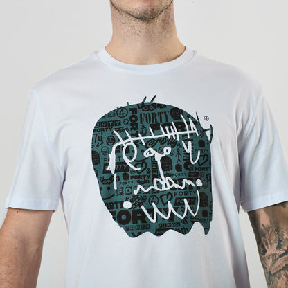 Essential Graffiti Monster Tee (White/Black)