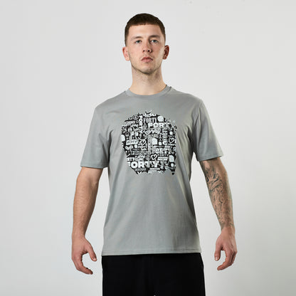 Essential Graffiti Monster Tee (Storm/Black)