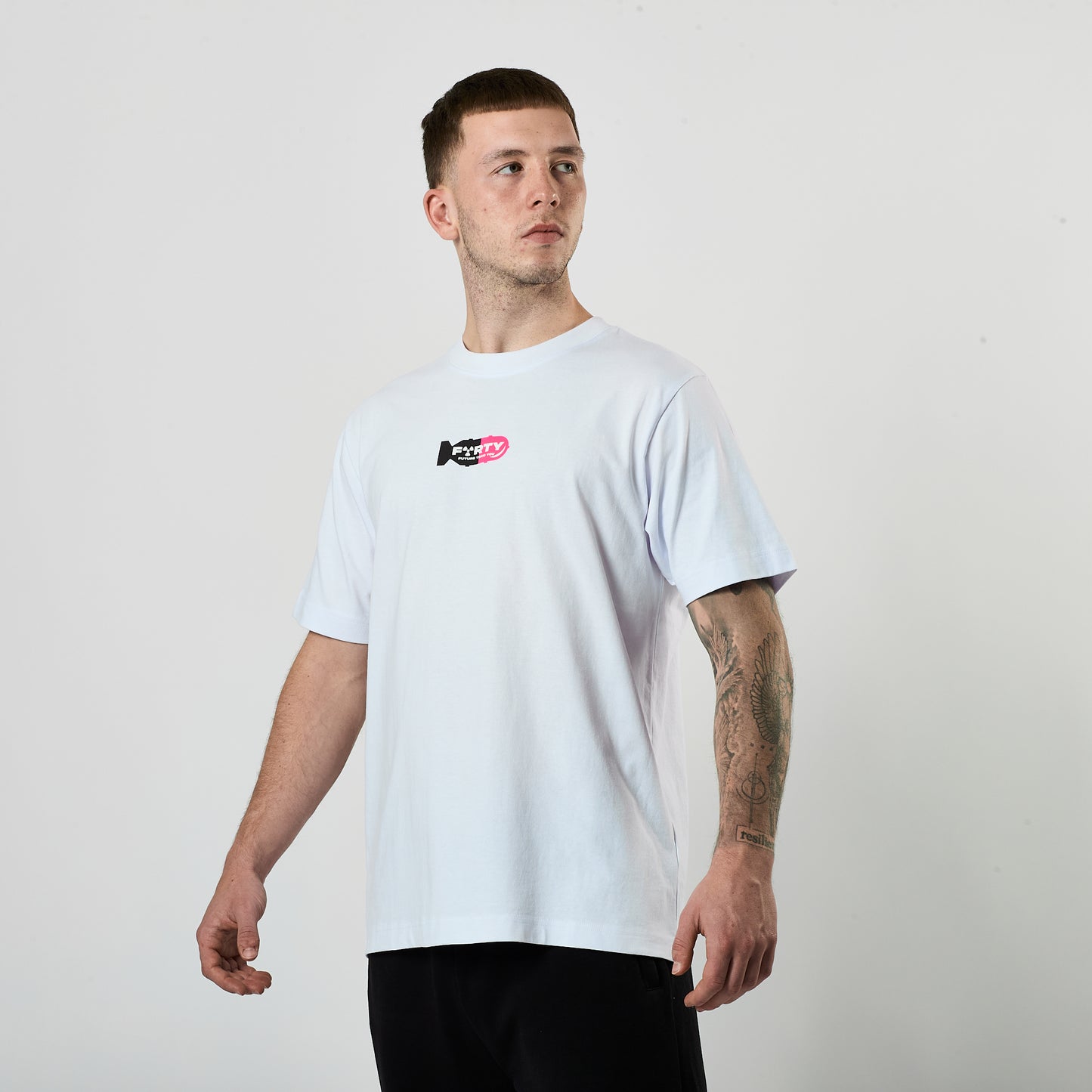 Lifestyle Pharm Tee (White/Pink)