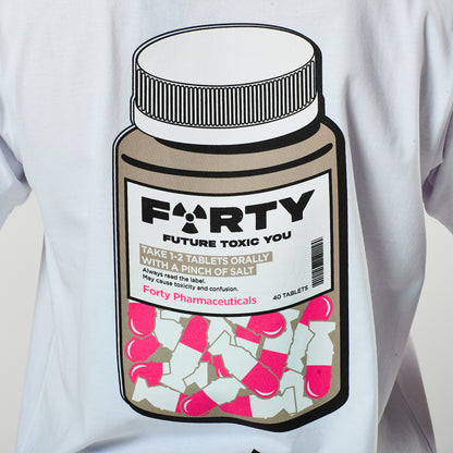Lifestyle Pharm Tee (White/Pink)