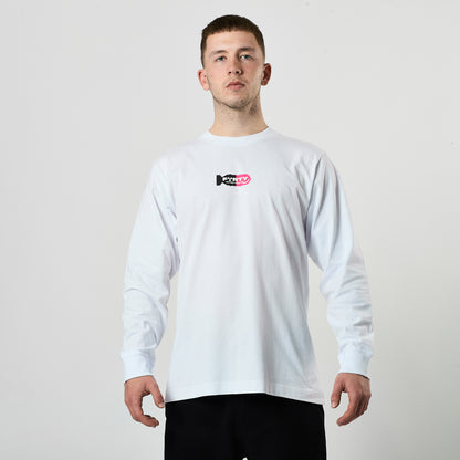 Lifestyle Pharm L/S Tee (White/Pink)