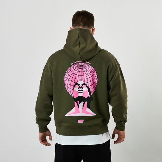 Lifestyle Bodhi Hoodie (Khaki/Pink)