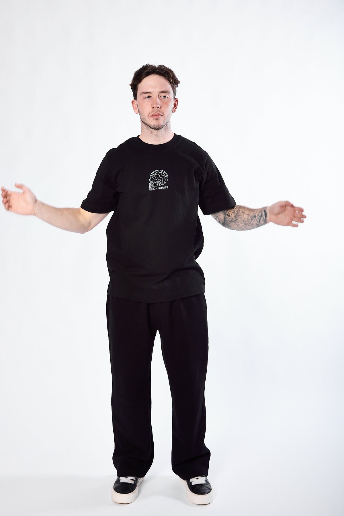 Deface Oxy Skull T-Shirt (Black)