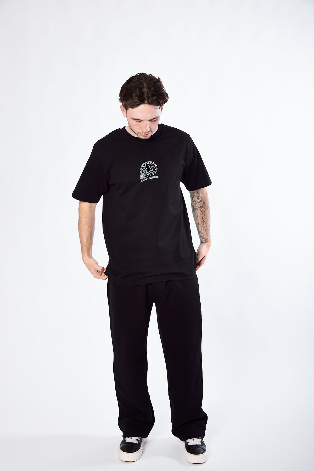 Deface Oxy Skull T-Shirt (Black)