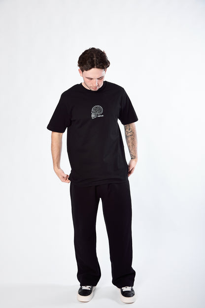 Deface Oxy Skull T-Shirt (Black)