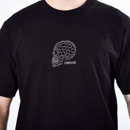 Deface Oxy Skull T-Shirt (Black)