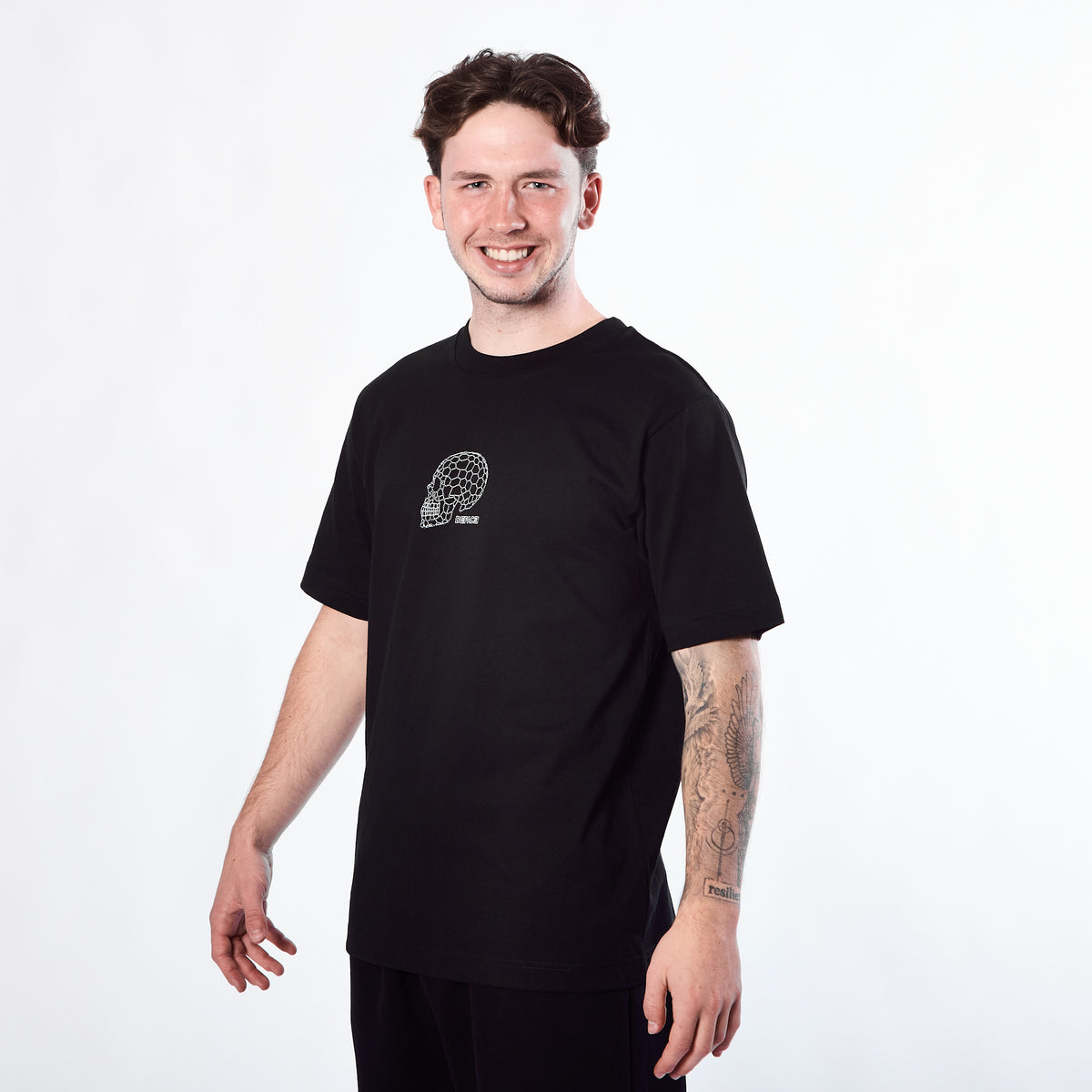 Deface Oxy Skull T-Shirt (Black)