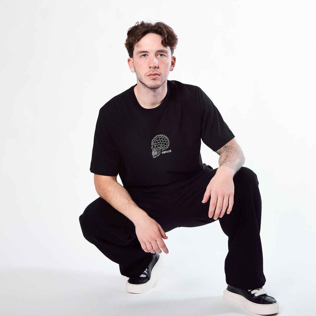 Deface Oxy Skull T-Shirt (Black)