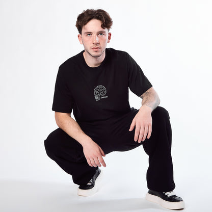 Deface Oxy Skull T-Shirt (Black)