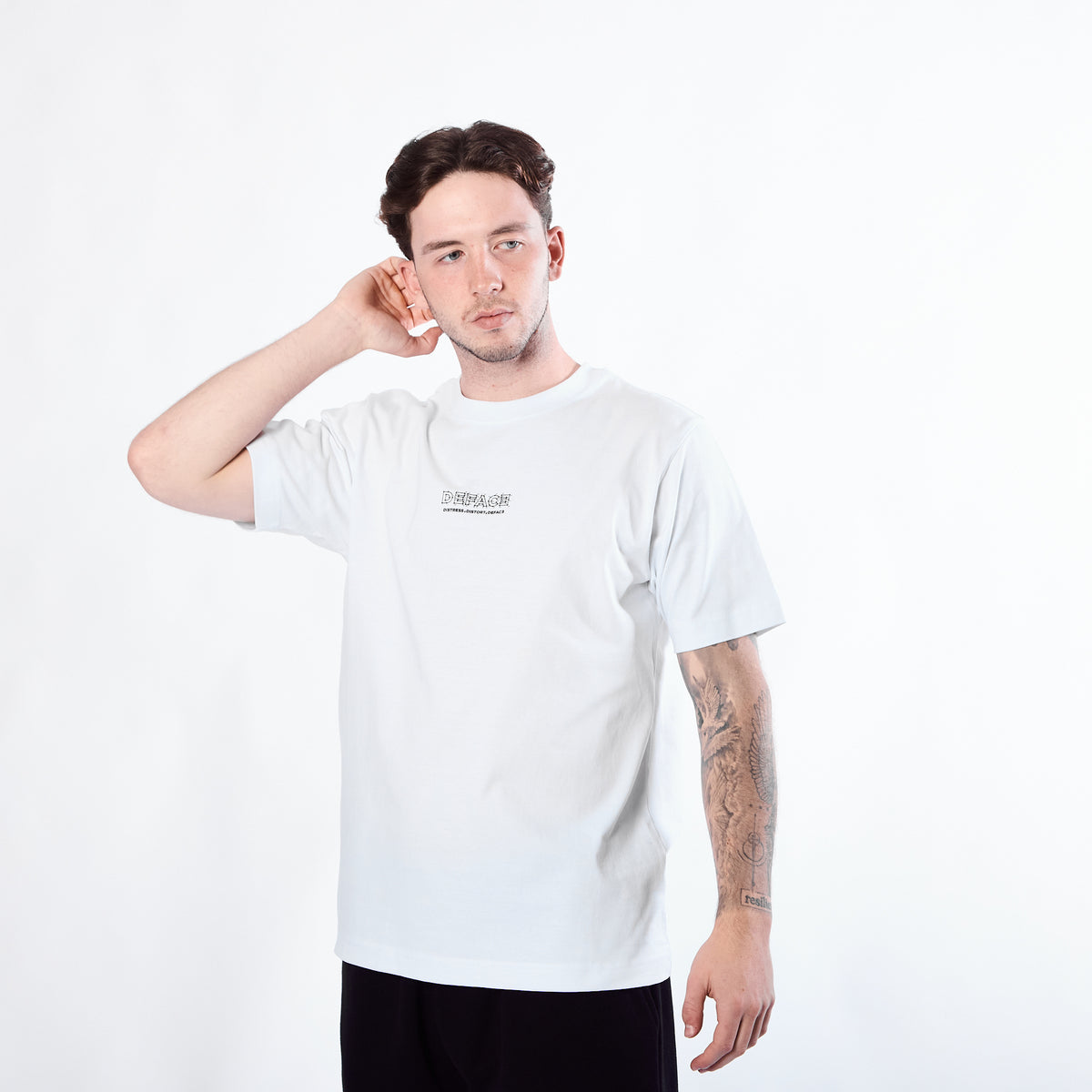 Deface Reveal T-Shirt (White)