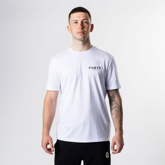 Essential Shadow Tech SS26 Tee (White)