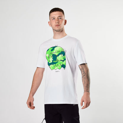 Essential Benjamin Classic Reflective Tee (White/Green)