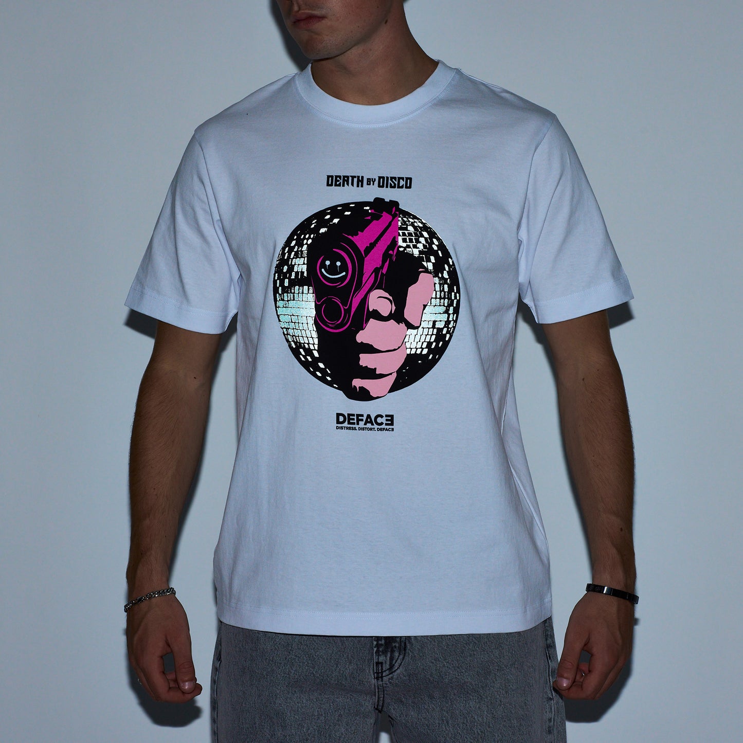 Deface Sentinal Tee (White)