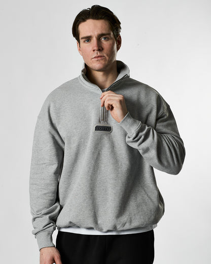 Lifestyle Murgatroyd 1/4 Zip Sweat (Grey)
